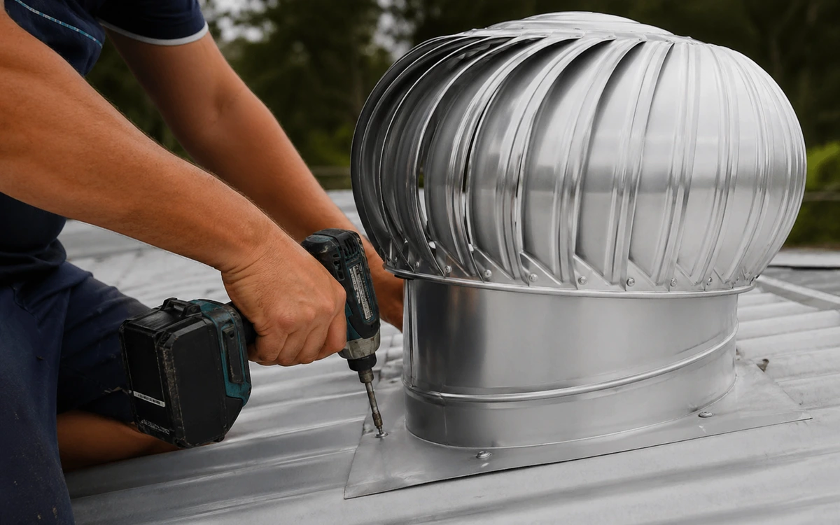 Roof turbine installation contractor